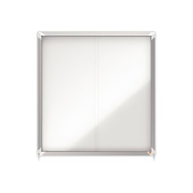 Vitrine d'intérieur 12xA4 PREMIUM PLUSNobo magnétique - Blanc  - Fiducial