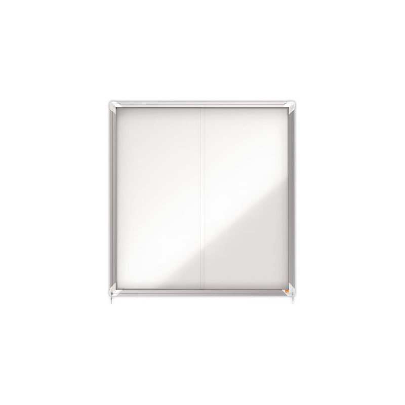 Vitrine d'intérieur 12xA4 PREMIUM PLUSNobo magnétique - Blanc  - Fiducial