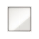 Vitrine d'intérieur 12xA4 PREMIUM PLUSNobo magnétique - Blanc  - Fiducial