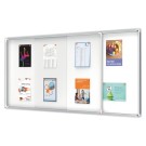 Vitrine d'intérieur avec porte coulissante Premium Plus 27A4 NOBO  - Fiducial