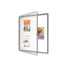 Vitrine d'extérieur 4xA4 PREMIUM PLUS Nobo magnétique - Blanc  - Fiducial