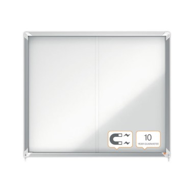 Vitrine d'intérieur avec porte coulissante Premium Plus 15A4 NOBO  - Fiducial