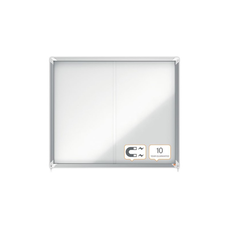 Vitrine d'intérieur avec porte coulissante Premium Plus 15A4 NOBO  - Fiducial
