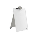 Chevalet de table en verre blanc brillant Nobo  - Fiducial