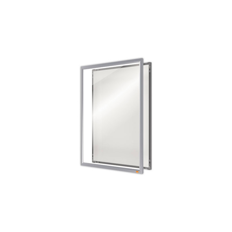 Porte-affiche clipsable A3 Nobo impression - argent  - Fiducial