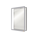 Porte-affiche clipsable A3 Nobo impression - argent  - Fiducial