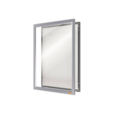 Porte-affiche clipsable A4 Nobo impression - argent  - Fiducial