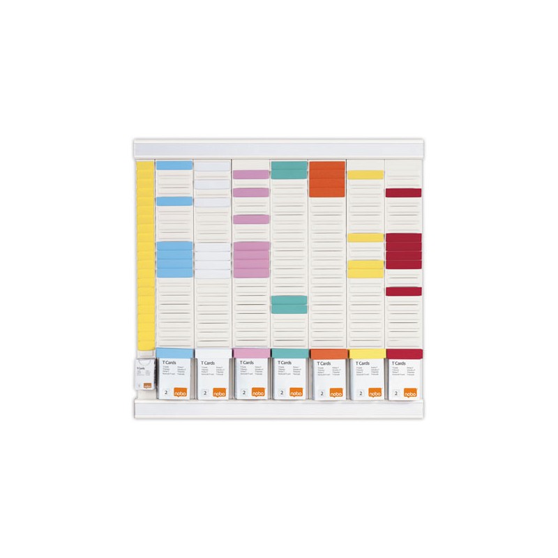 Kit planning annuel 8 colonnes hebdomadaires - Blanc  - Fiducial
