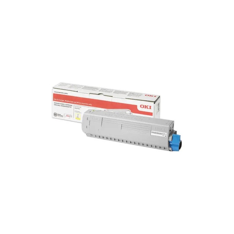 Toner OKI 46861305 - Jaune  - Fiducial