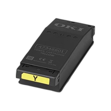 Toner OKI 09006129 - Jaune  - Fiducial