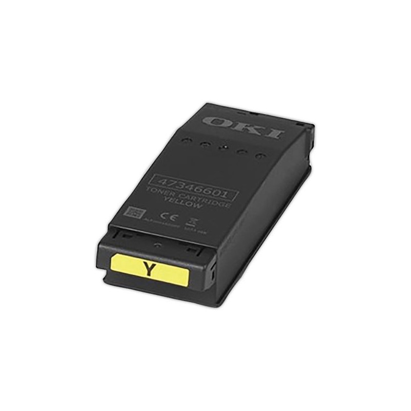 Toner OKI 09006129 - Jaune  - Fiducial