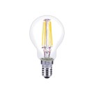 Ampoule LED Mini globe Filament E14 4.2W 470LM 2700K claire  - Fiducial