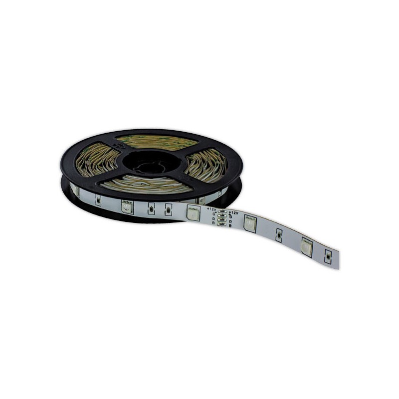 Lampe Bandeau LED RGB 5m télécommande  - Fiducial