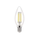 Ampoule Omni filament LED flamme E14 4,2W 470LM 4000K claire  - Fiducial