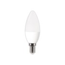 Ampoule LED flamme E14 4,9W 470LM 4000K opale  - Fiducial