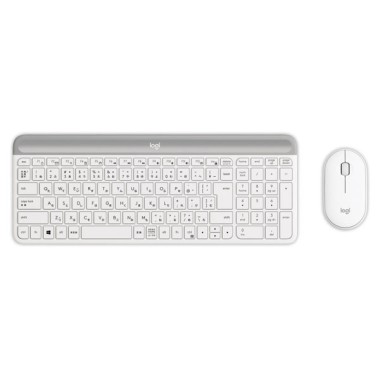 Kit clavier et souris sans fil MK470 Logitech blanc  - Fiducial