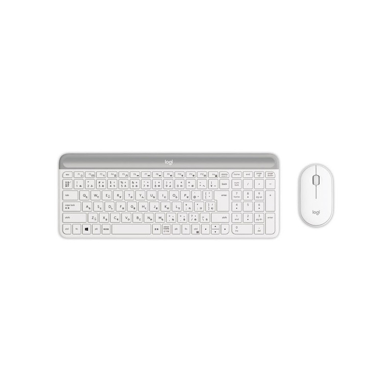Kit clavier et souris sans fil MK470 Logitech blanc  - Fiducial