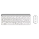 Kit clavier et souris sans fil MK470 Logitech blanc  - Fiducial