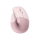 Souris ergo lift droitier Logitech rose  - Fiducial
