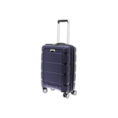 Valise cabine à 4 roulettes avec compartiment PC DAVIDT'S Bleu marine  - Fiducial