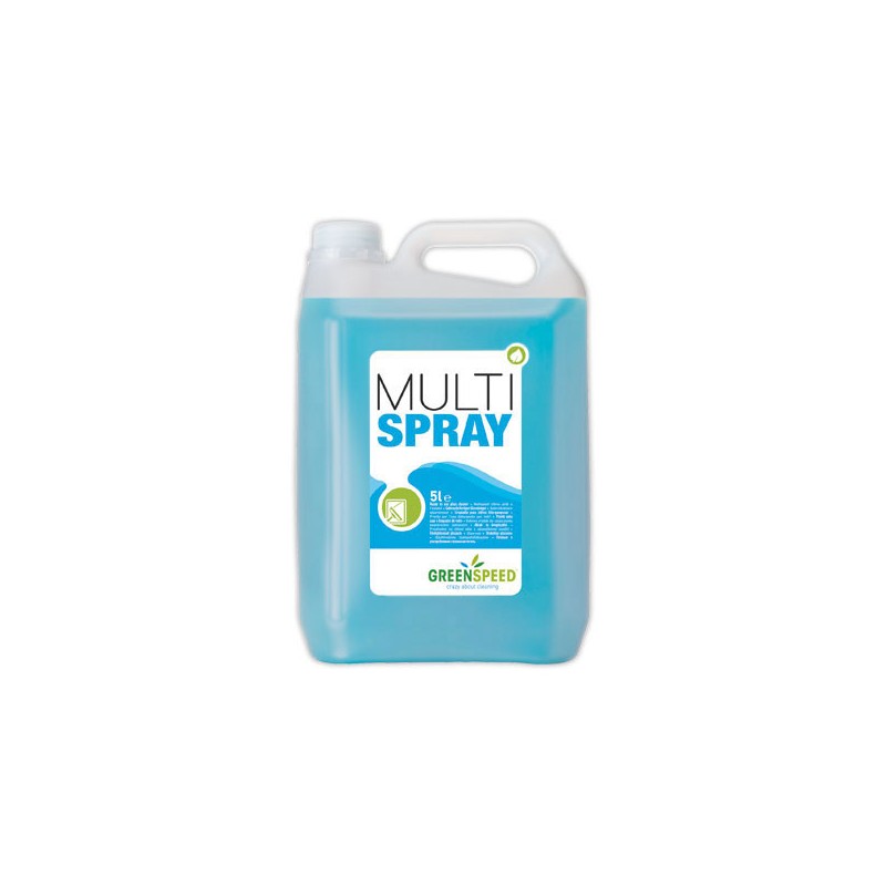 Nettoyant pour intérieurs et vitres multi spray GREENSPEED bidon 5l  - Fiducial