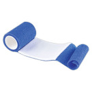 Pansement compressif sur bande cohésive 8cm x 2m  - Fiducial