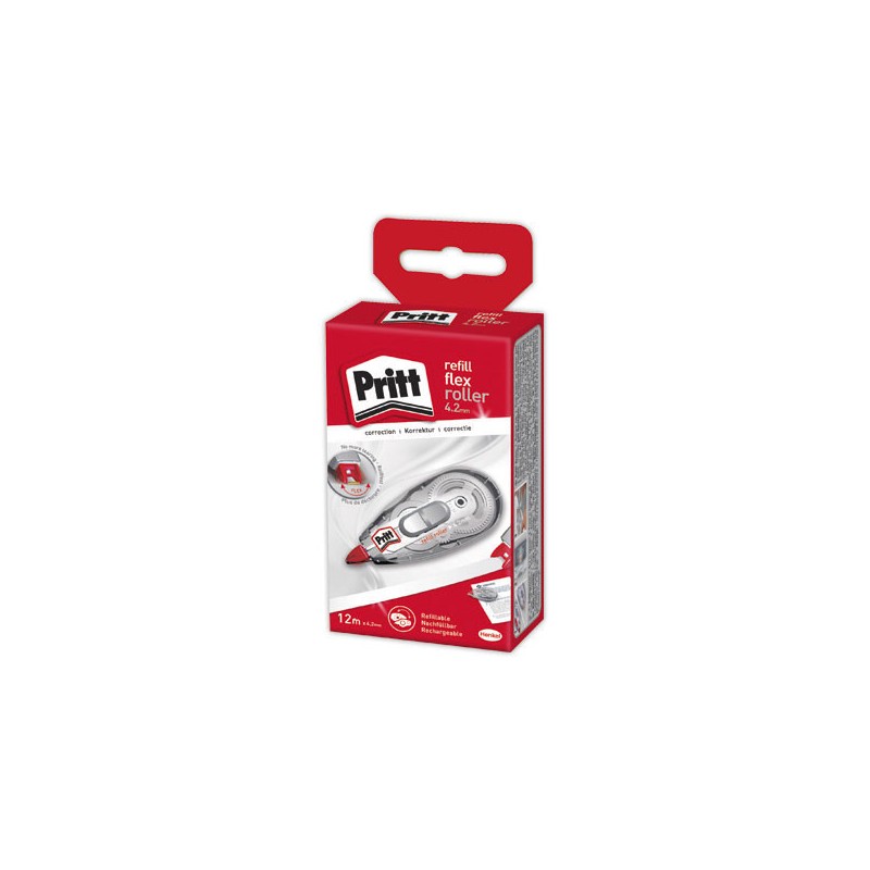 Correcteur PRITT Refill Roller Pro dévidoir rechargeable-largeur 4,2mm  - Fiducial