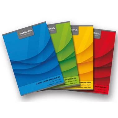 Cahier agrafé Aurora 210x297 mm quadrillé - 5x5 - 70g - 72 pages  - Fiducial