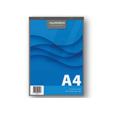 Bloc note agrafé en tête A4 ligné 60g,100 feuilles  - Fiducial