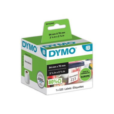 Rouleau d'étiquettes LabelWriter 54x70mm DYMO  - Fiducial