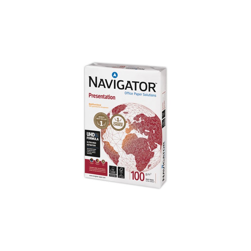 Ramette 500 feuilles de papier blanc NAVIGATOR Presentation A4 100g  - Fiducial