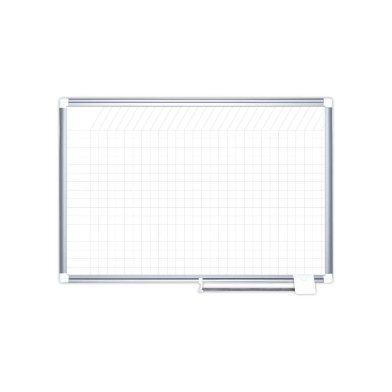 Planning magnétique Kanban 180 x 120 cm - Cases 25x25 mm  - Fiducial