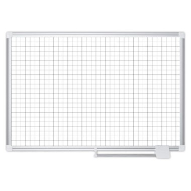 Planning magnétique Kanban 120 x 90 cm - Cases 25x25 mm  - Fiducial