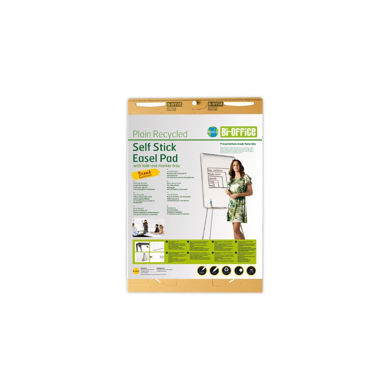 Blocs 30 feuilles adhésives repositionnables EARTH-IT  x2 - Fiducial