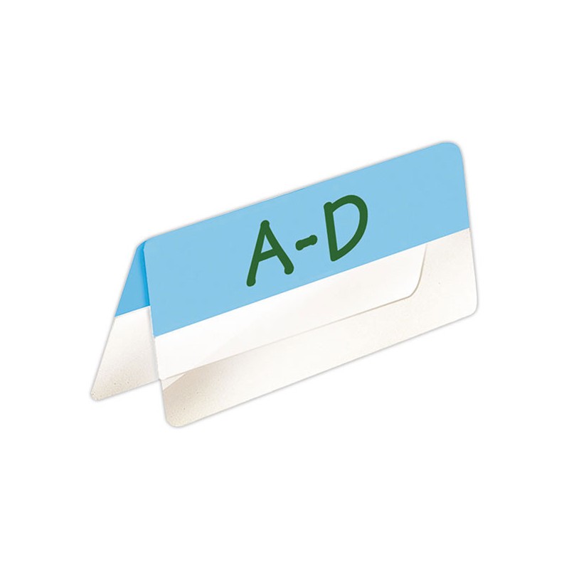 24 index double face 3L 12x40mm, adhésif permanent - coloris assortis  - Fiducial