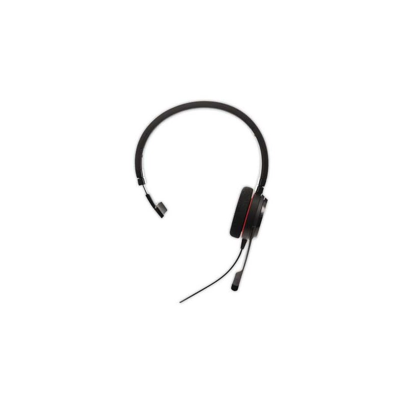 Casque téléphonique filaire JABRA - Evolve 20 MS USB-A - 1 écouteur  - Fiducial