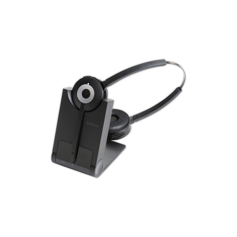 Casque JABRA PRO 920 duo sans fil et sa base  - Fiducial