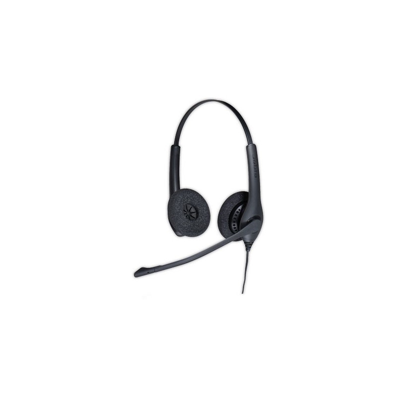 Casque téléphonique filaire JABRA BIZ 1500 2 écouteurs QD  - Fiducial