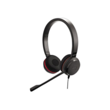 Casque téléphonique filaire Evolve 20 SE DUO MS USB-C JABRA  - Fiducial