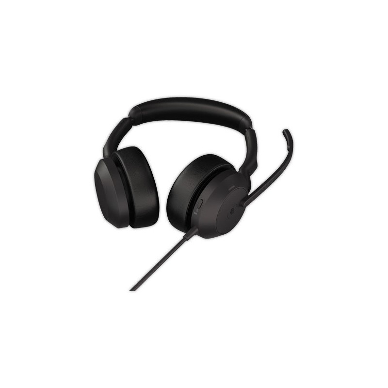 Casque téléphonique filaire/bluetooth Evolve2 50 Duo MS USB-C JABRA  - Fiducial