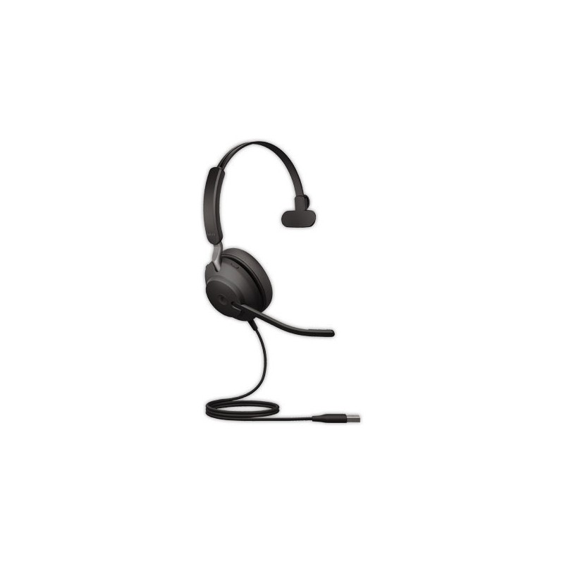 Casque téléphonique filaire Evolve 2 40 SE Mono MS USB-C JABRA  - Fiducial