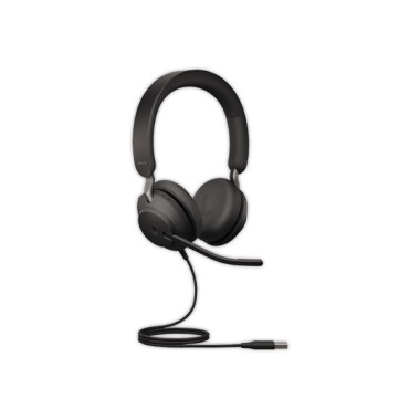 Casque téléphonique filaire Evolve2 SE40 Duo MS USB-A JABRA  - Fiducial