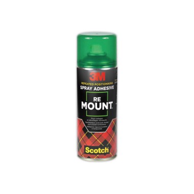 Aérosol de colle repositionnable 3M Remount - 400ml  - Fiducial