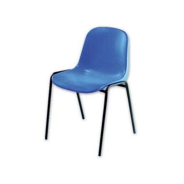 Chaise coque Beta - bleu  - Fiducial