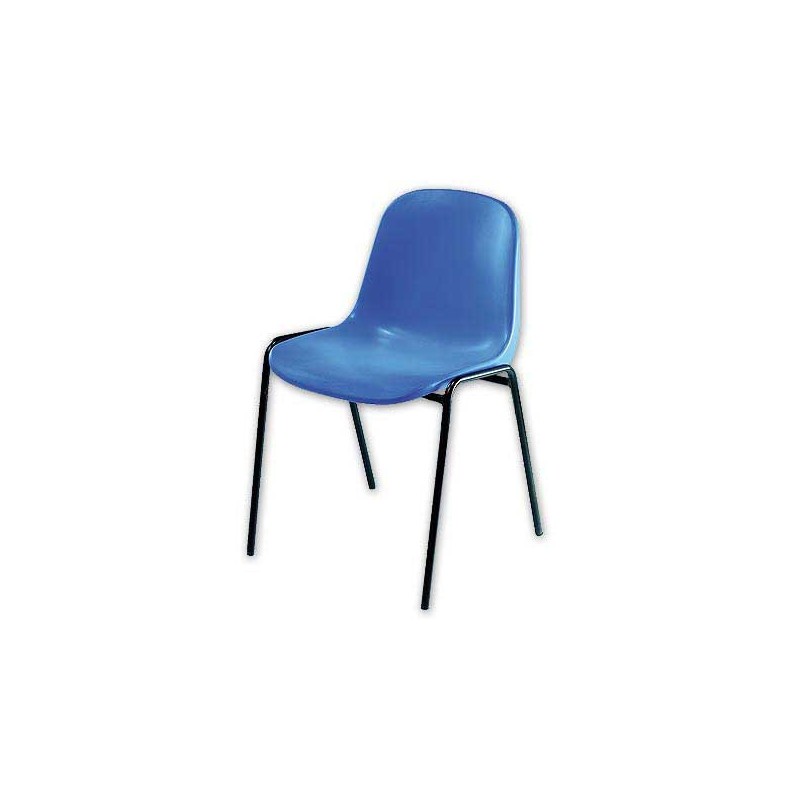 Chaise coque Beta - bleu  - Fiducial
