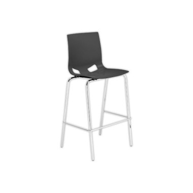 Tabouret haut FONDO HOCKER polypropylène gris  - Fiducial
