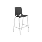 Tabouret haut FONDO HOCKER polypropylène gris  - Fiducial