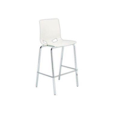 Tabouret haut FONDO HOCKER polypropylène blanc  - Fiducial