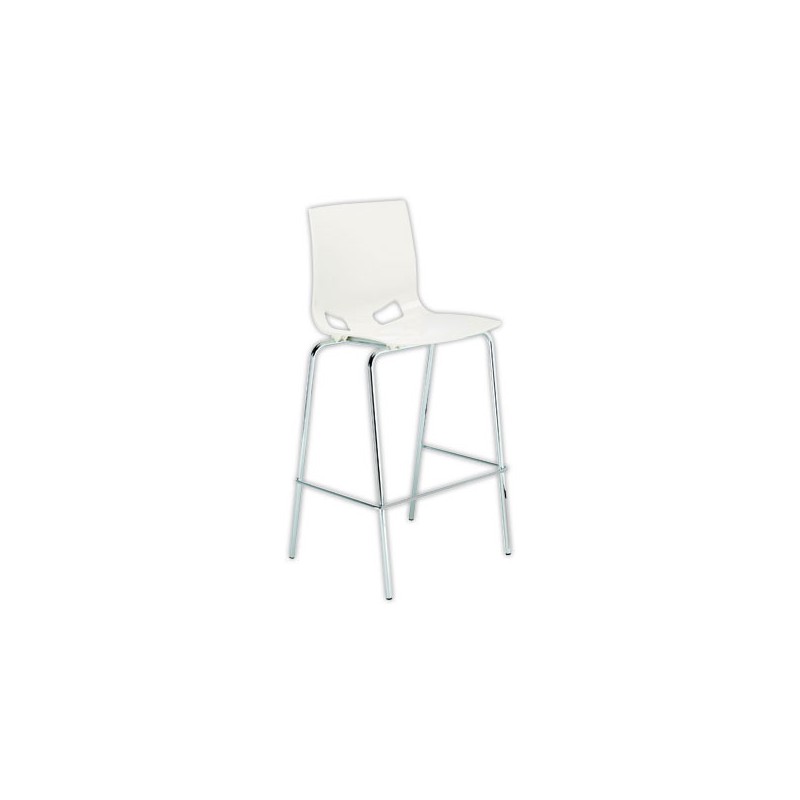 Tabouret haut FONDO HOCKER polypropylène blanc  - Fiducial