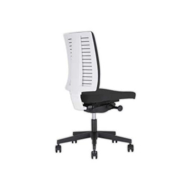 Siège NAVIGO synchrone coque blanche tissu noir  - Fiducial